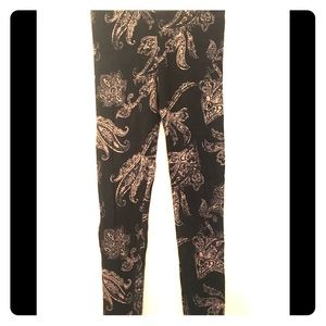 Paisley print leggings